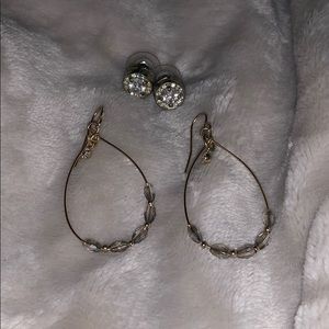 Silver earrings